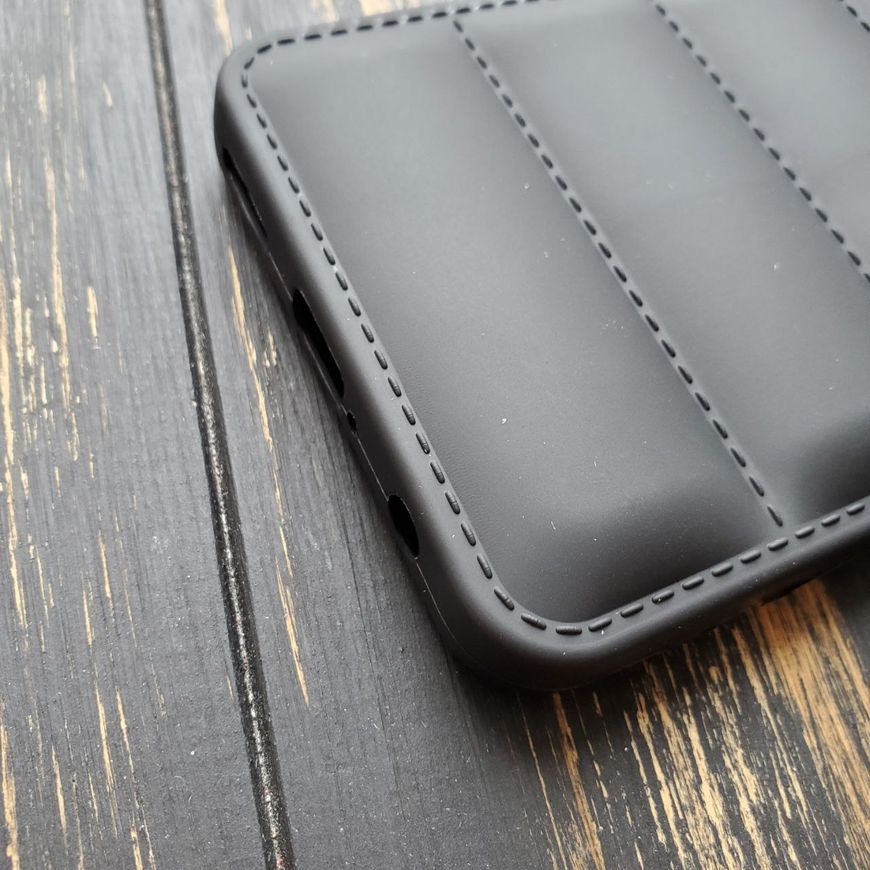 Чехол силиконовый Down Jacket для Tecno Pova 3 - Черный фото 5
