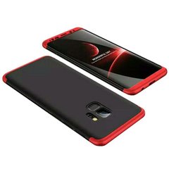 Чехол GKK 360 градусов для Samsung Galaxy S9 Plus - Черно-Красный фото 1