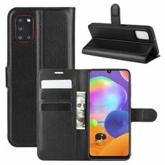 Чехол-Книжка с карманами для карт на Samsung Galaxy A31 - Черный фото 1