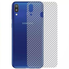Карбоновая пленка на корпус для Samsung Galaxy A20 / A30 - Прозрачный фото 1
