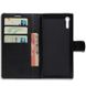 Чехол-Книжка с карманами для карт на Sony Xperia XZ - Черный фото 2