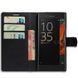 Чехол-Книжка с карманами для карт на Sony Xperia XZ - Черный фото 1
