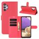 Чехол-Книжка с карманами для карт на Samsung Galaxy A32 - Красный фото 1