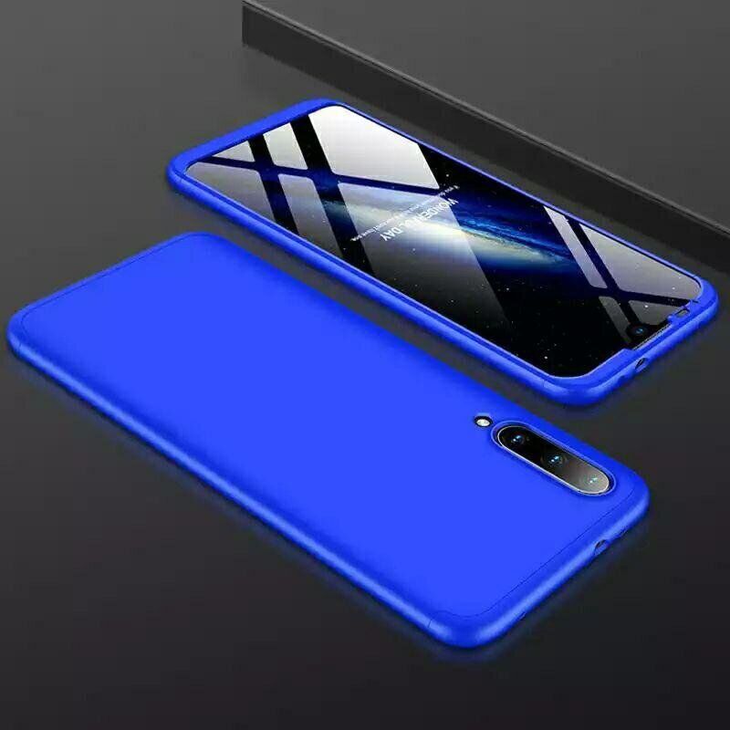 Чехол GKK 360 градусов для Xiaomi Mi9 lite - Синий фото 2