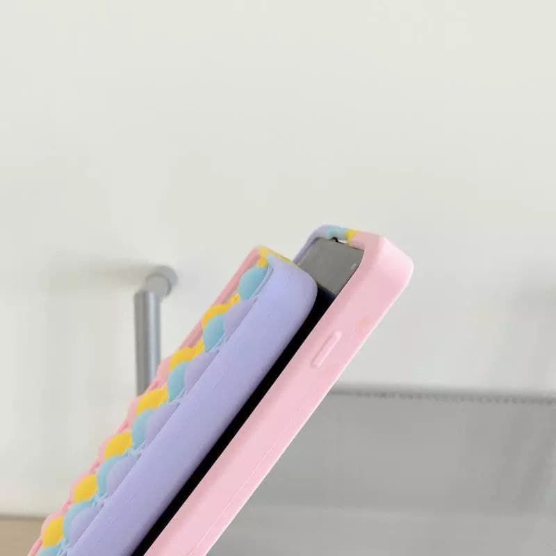 Чехол POP IT на Samsung Galaxy A32 4G - Розовый фото 4