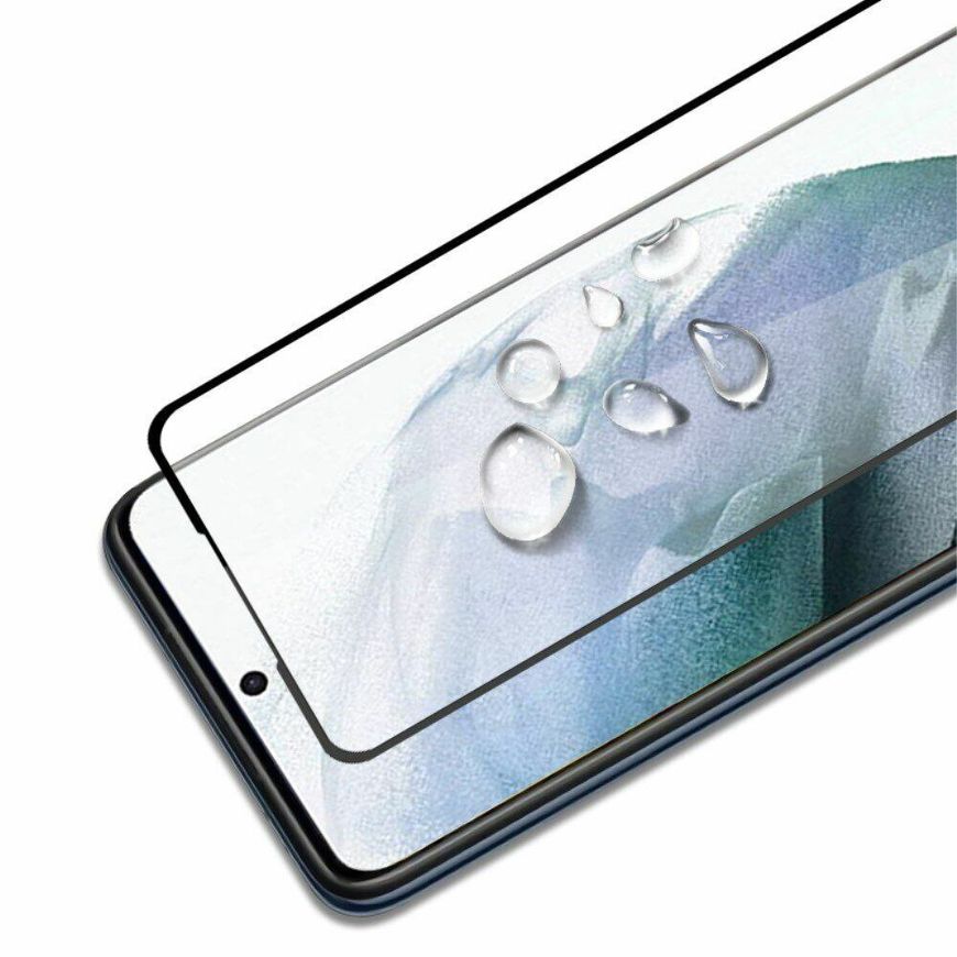 Защитное стекло 2.5D на весь экран для Samsung Galaxy S22 - Черный фото 4