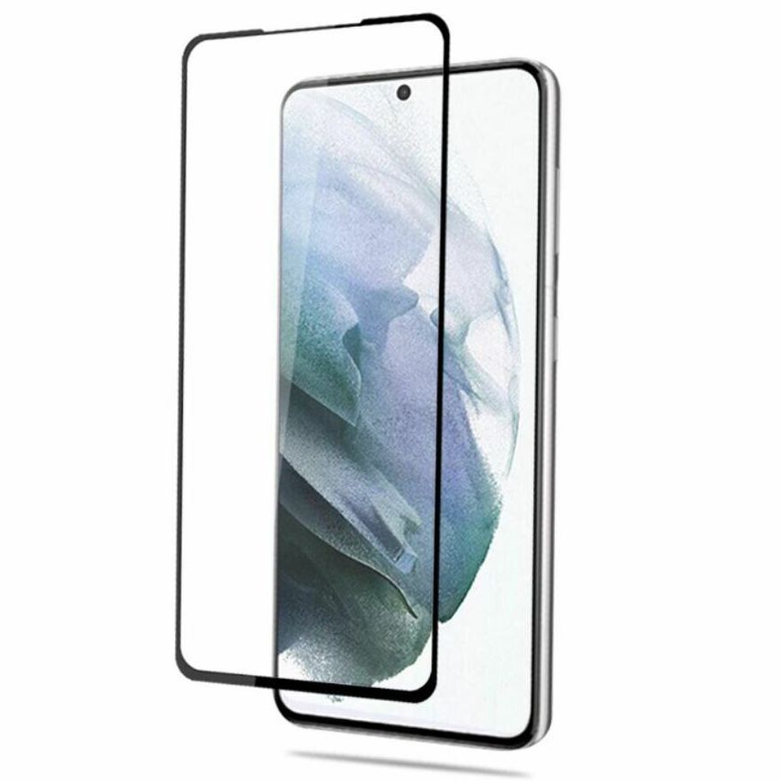 Защитное стекло 2.5D на весь экран для Samsung Galaxy S22 - Черный фото 3