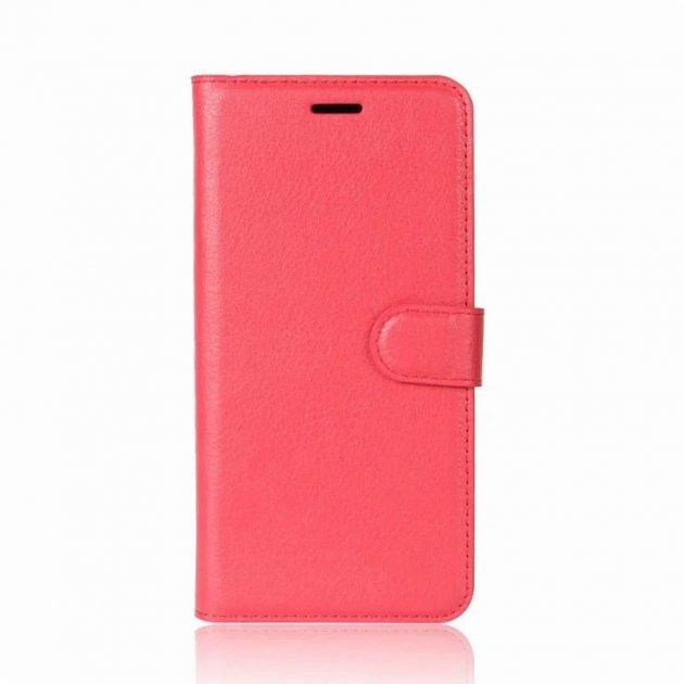 Чехол-Книжка с карманами для карт на Oppo A52 - Красный фото 5