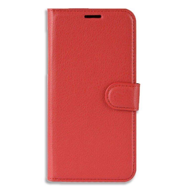 Чохол книжка з кишенями для карт на Xiaomi MiA3 - Червоний фото 6