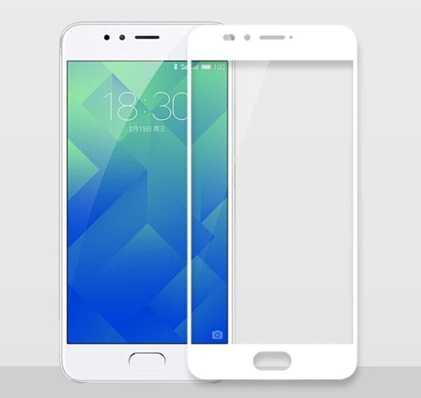 Защитное стекло 2.5D на весь экран для Meizu M5S - Белый фото 1