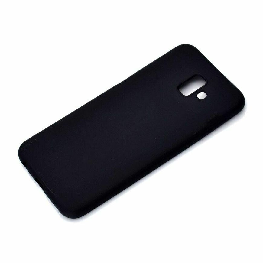 Чохол Candy Silicone для Samsung Galaxy J6 Plus - Чорний фото 3