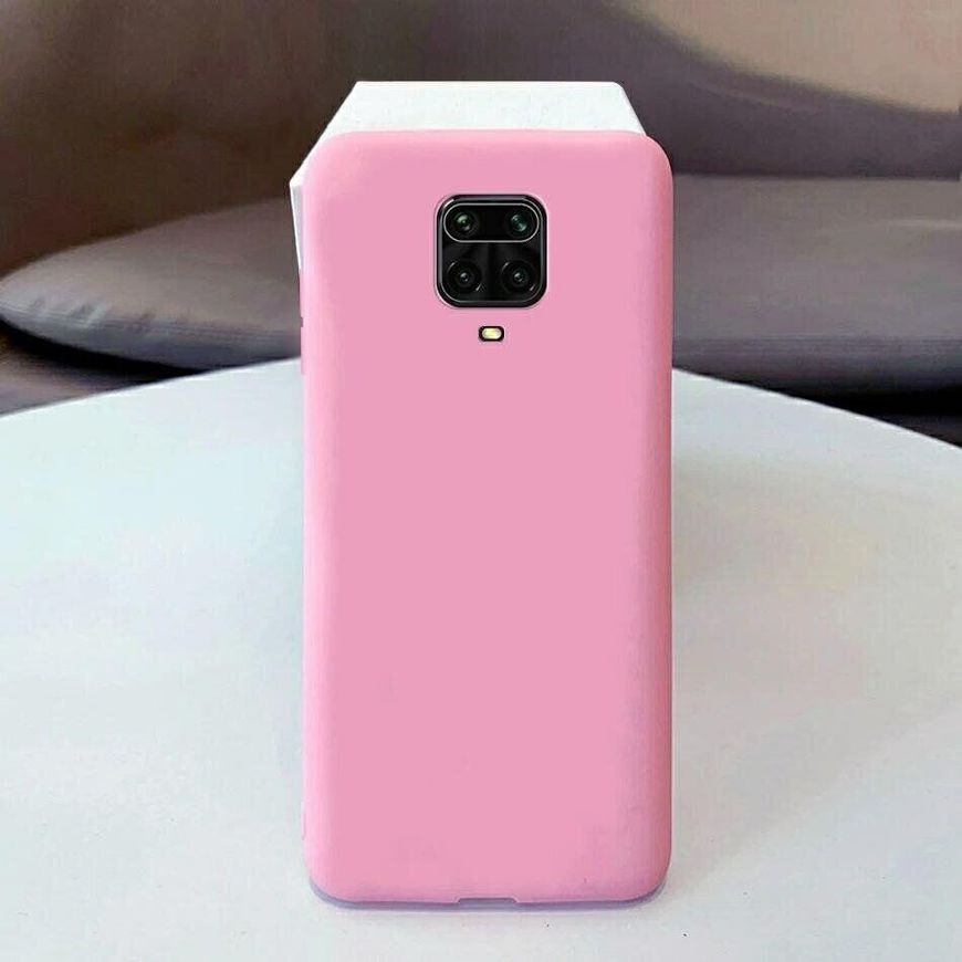 Чохол Candy Silicone для Xiaomi Redmi Note 9s / Note 9 Pro - Рожевий фото 1