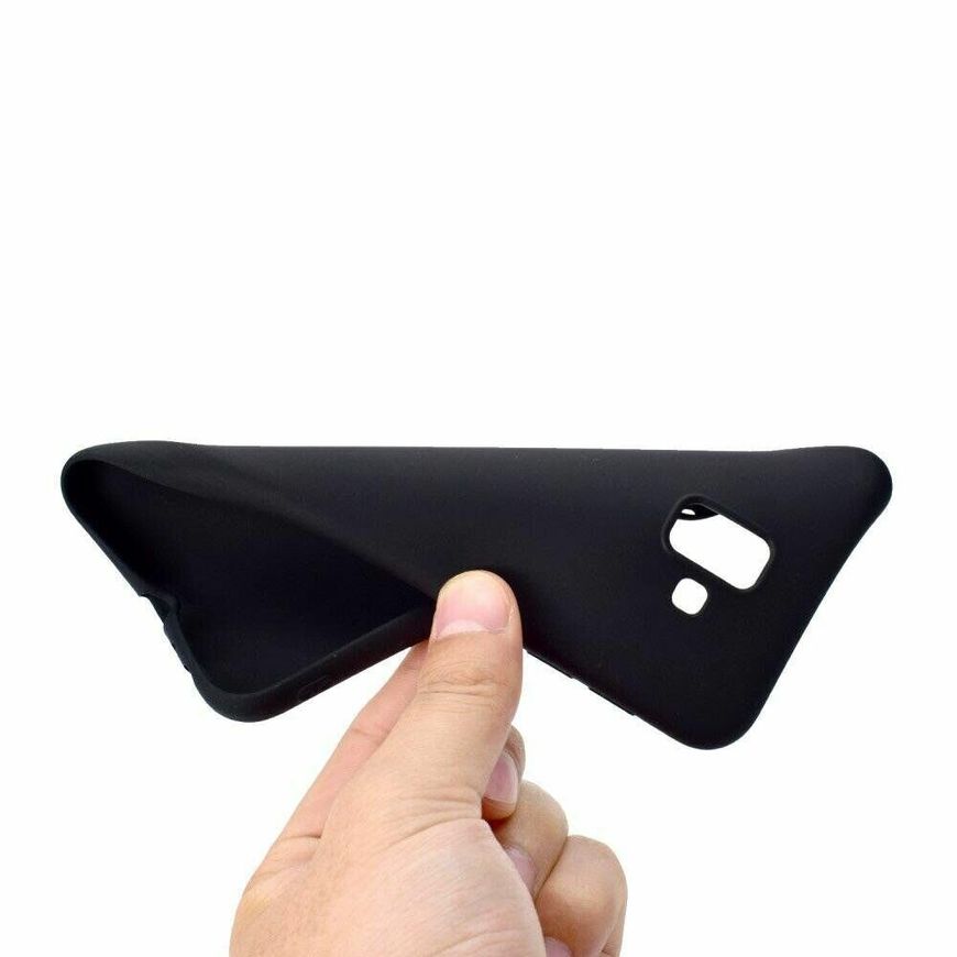 Чехол Candy Silicone для Samsung Galaxy J6 Plus - Черный фото 5