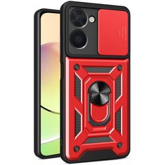 Чехол Defender с защитой камеры для Realme C33 цвет Красный