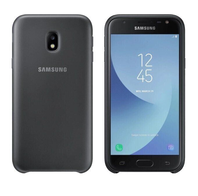Оригінальний чохол Silicone cover для Samsung Galaxy J7 (2017) / J730 - Чорний фото 1