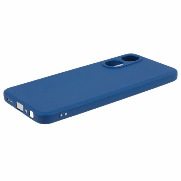 Чехол Candy Silicone для Oppo A38 цвет Синий