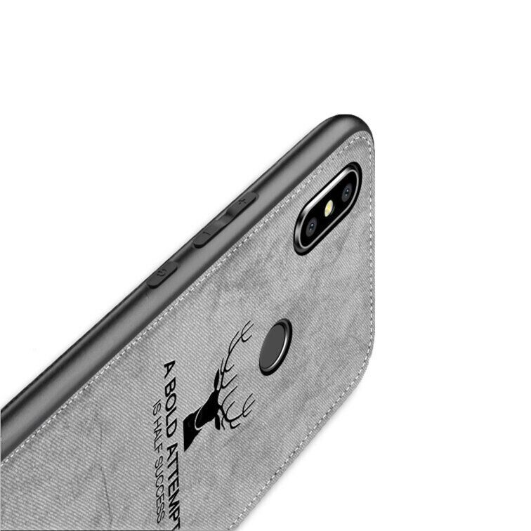 Силиконовый чехол DEER для Xiaomi Redmi Note 6 Pro - Черный фото 4