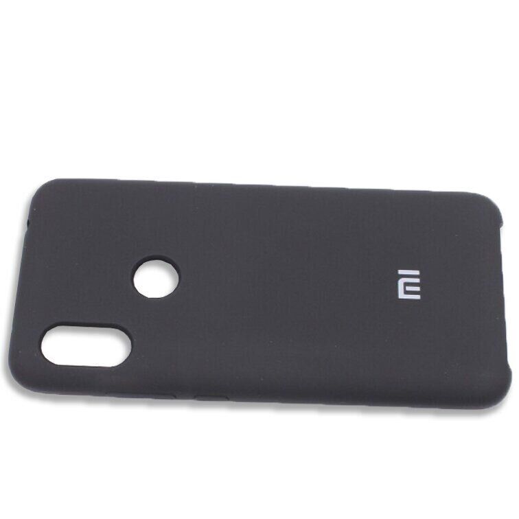 Оригинальный чехол Silicone cover для Xiaomi Redmi Note 7 - Черный фото 2