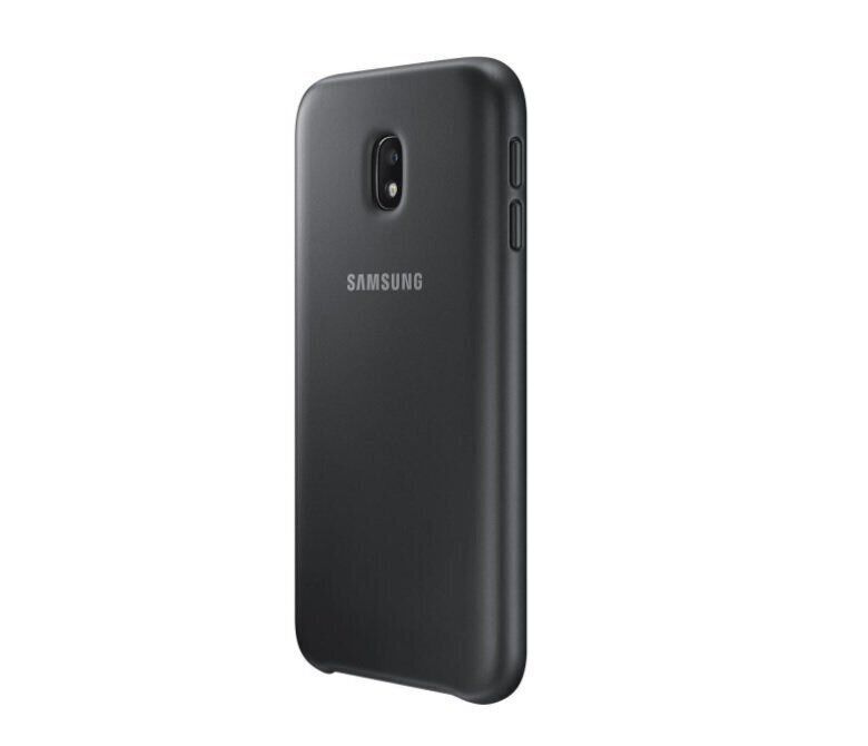 Оригинальный чехол Silicone cover для Samsung Galaxy J7 (2017) / J730 - Черный фото 2