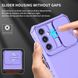 Чехол Kickstand с защитой камеры для Samsung Galaxy A54 цвет Фиолетовый
