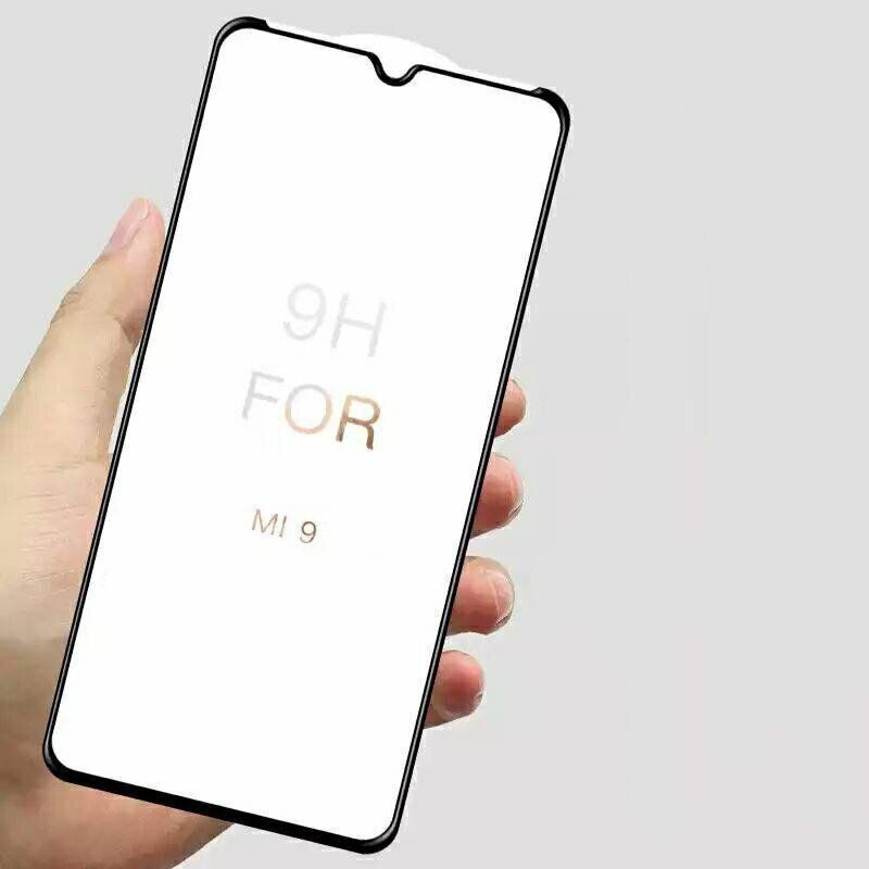 Защитное стекло Full Cover 5D для Xiaomi Mi9 - Черный фото 2