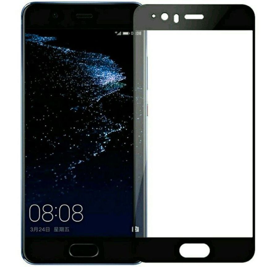 Защитное стекло 2.5D на весь экран для Huawei P10 Plus - Черный фото 3