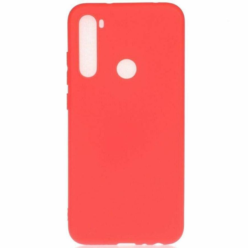 Чехол Candy Silicone для Xiaomi Redmi Note 8 - Красный фото 1