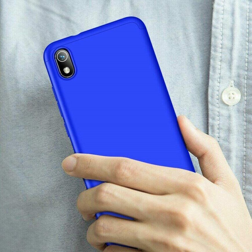 Чехол GKK 360 градусов для Xiaomi Redmi 7A - Синий фото 5