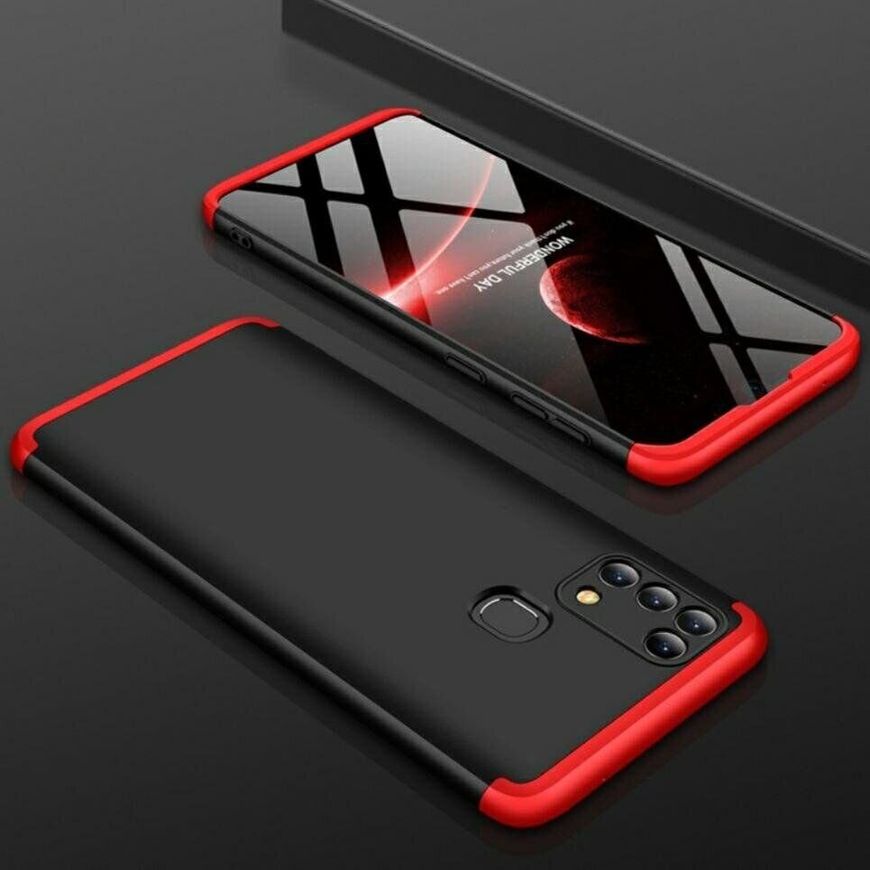 Чохол GKK 360 градусів для Samsung Galaxy M31 - Чёрно-Красный фото 1