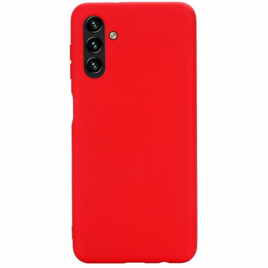 Чехол Candy Silicone для Samsung Galaxy A04s - Красный фото 2