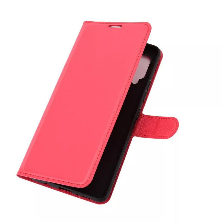 Чохол книжка з кишенями для карт на Samsung Galaxy M32 - Червоний фото 4