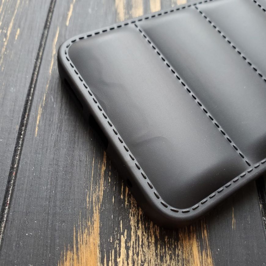 Чехол силиконовый Down Jacket для Xiaomi Redmi Note 11 4G / 11s - Черный фото 5