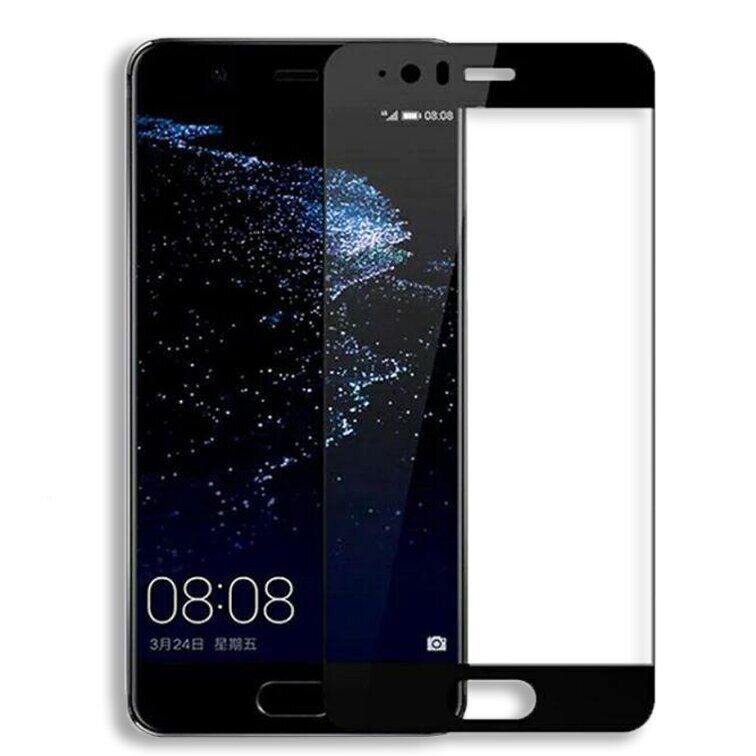 Захисне скло 2.5D на весь екран для Huawei P10 - Чорний фото 1