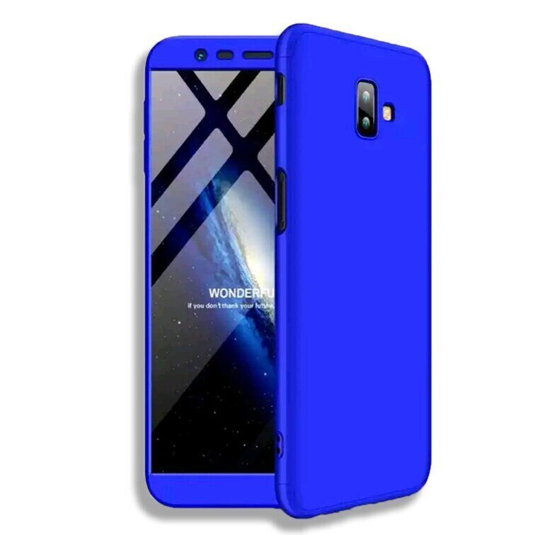 Чехол GKK 360 градусов для Samsung Galaxy J6 Plus - Синий фото 1