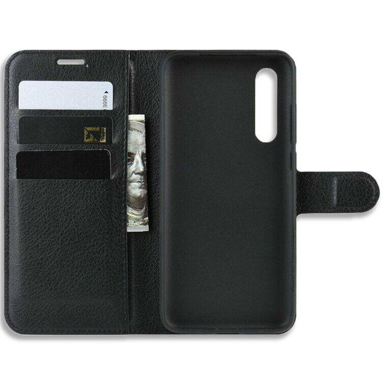 Чехол-Книжка с карманами для карт на Xiaomi MiA3 - Черный фото 3