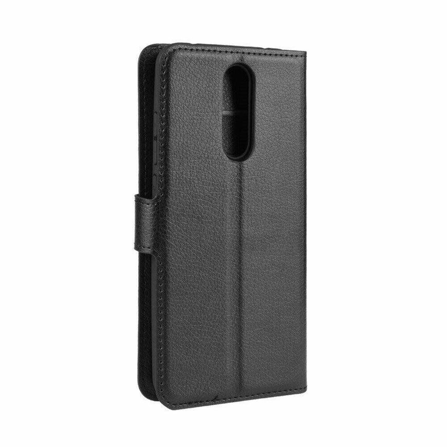 Чехол-Книжка с карманами для карт на Xiaomi Redmi 8 - Черный фото 5