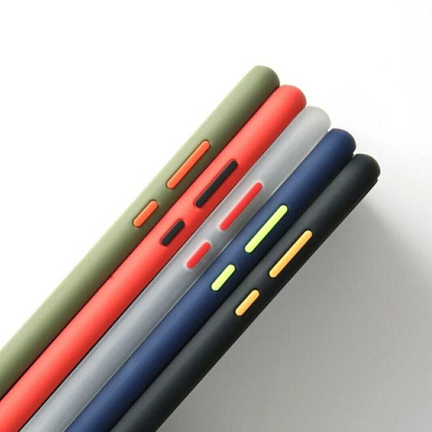 Чохол Buttons Shield для Xiaomi Redmi Note 7 - Синій фото 5