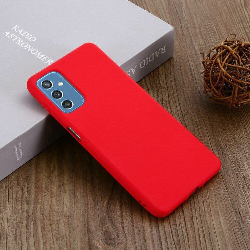 Чехол Candy Silicone для Samsung Galaxy M52 - Красный фото 4