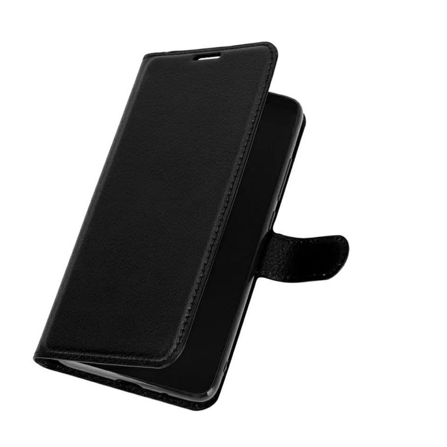 Чехол-Книжка с карманами для карт на Xiaomi Redmi Note 10 5G - Черный фото 5