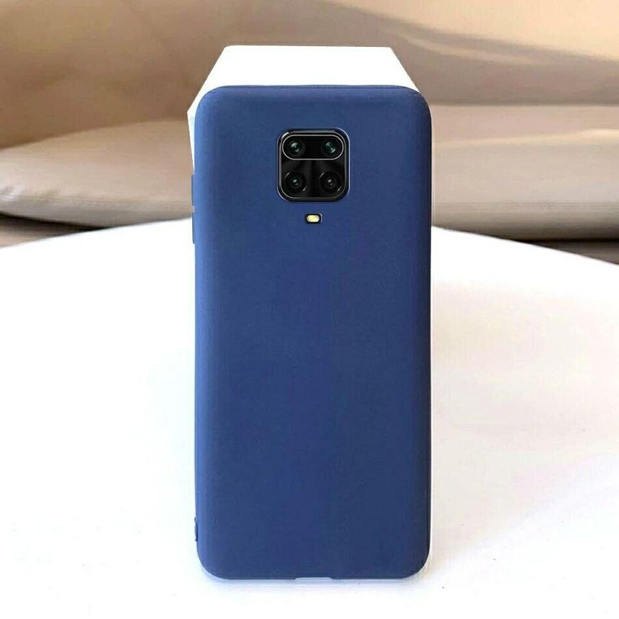 Чехол Candy Silicone для Xiaomi Redmi Note 9s / Note 9 Pro - Синий фото 1