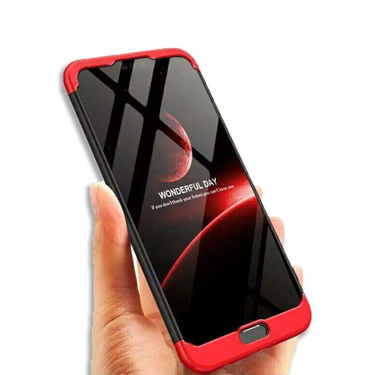 Чохол GKK 360 градусів для Huawei Honor 10 - Чёрно-Красный фото 3