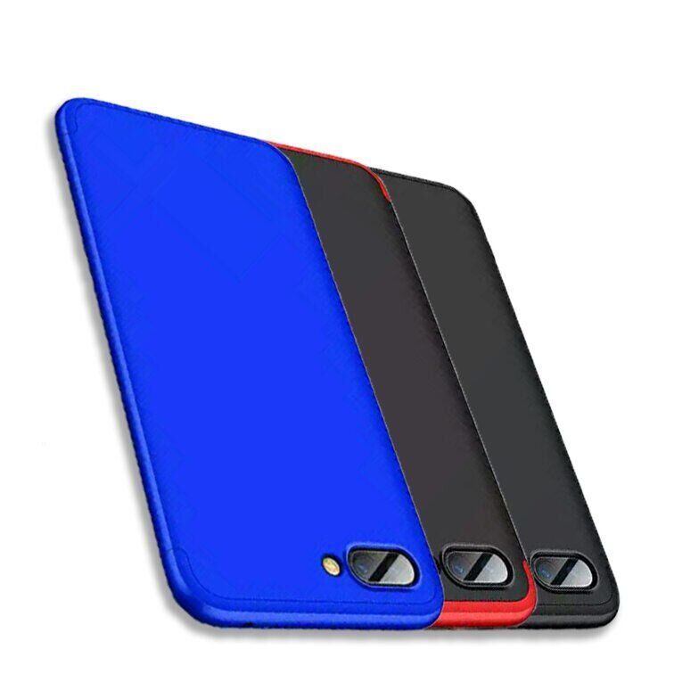 Чехол GKK 360 градусов для Huawei Honor 10 - Синий фото 2