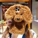 Меховой чехол Toys Dog для Samsung Galaxy A10s - Коричневый фото 2