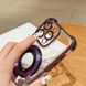 Силиконовый чехол с кольцом для iPhone 14 Pro цвет Фиолетовый
