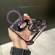 Силиконовый чехол с кольцом для iPhone 14 Pro цвет Фиолетовый