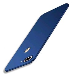 Чехол Бампер с покрытием Soft-touch для Xiaomi Mi8 lite - Синий фото 1
