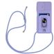 Чохол Candy Wallet зі шнурком для Tecno Pova 2 - Фіолетовий фото 1