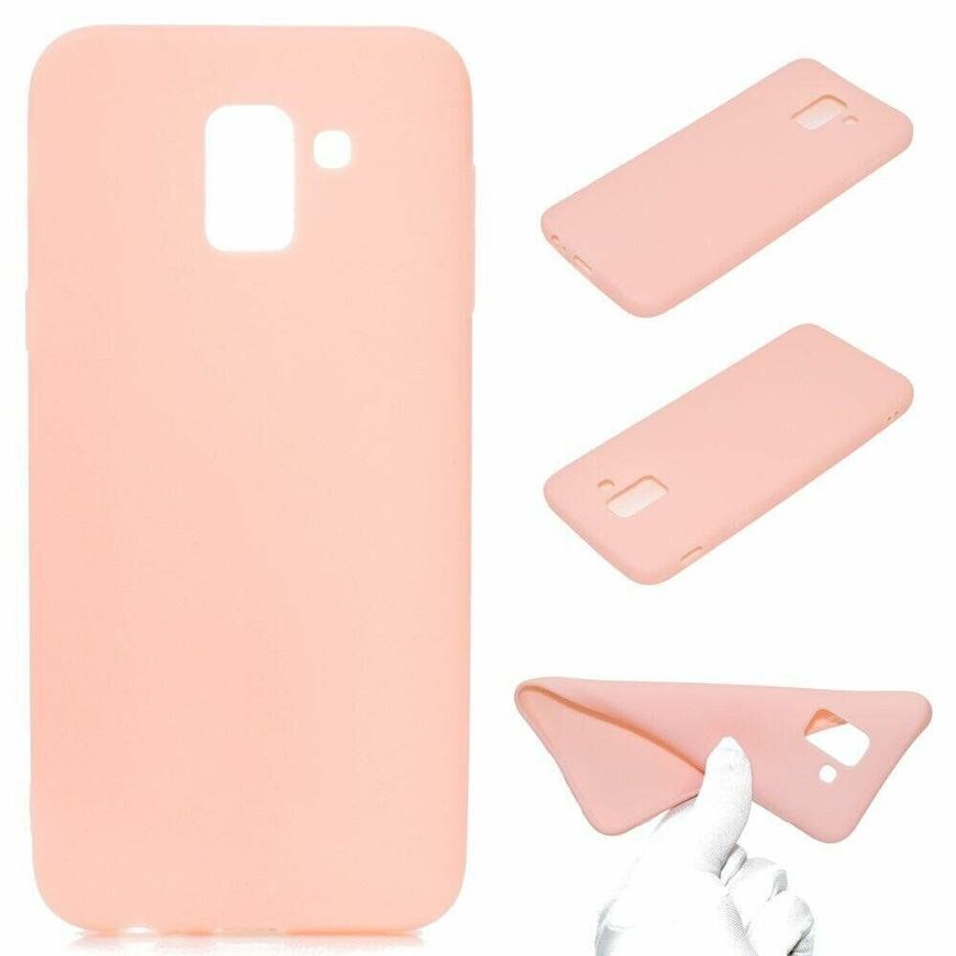 Чохол Candy Silicone для Samsung Galaxy J6 (2018) - Рожевий фото 1