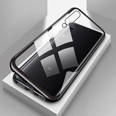 Магнитный чехол Metal Frame для Xiaomi MiA3 - Чёрный фото 1