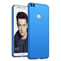 Чехол Бампер с покрытием Soft-touch для Huawei Honor 9 lite - Синий фото 1